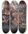 Triptych art skateboard deck of Lovis Corinth Lady At The Goldfish Basin by Lovis Corinth (1858-1925)