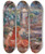 Triptych art skateboard deck of Pierreauguste Renoir Girl At The Foot Of A Tree Fillette Au Pied Dun Arbre by Pierre-Auguste Renoir (1841-1919)