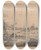 Triptych art skateboard deck of Marius Bauer Stadsaanzicht Met Moskeen by Marius Bauer (1867-1932)