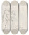 Triptych art skateboard deck of Signe Scheel Triton Og Kvinne Med Vinger 2 by Signe Scheel (1860-1942)