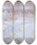 Triptych art skateboard deck of John Henry Twachtman Winter by John Henry Twachtman (1853-1902)