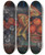 Triptych art skateboard deck of Mark Gertler Still Life With Pomegranates And Fruit by Mark Gertler (1891-1939)