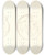 Triptych art skateboard deck of Svend Rathsack Udkast Til Relieffer by Svend Rathsack (1885-1941)