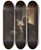 Triptych art skateboard deck of Henry Fuseli Undine Enters The House Of The Fisherman And His Wife by Henry Fuseli (1741-1825)