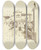 Triptych art skateboard deck of Johann Friedrich Overbeck Santi Quattro Coronati In Rom by Johann Friedrich Overbeck (1789-1869)