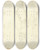 Triptych art skateboard deck of Augustus Charles Pugin Study For Lambeth Palace From Microcosm Of London by Augustus Charles Pugin (1762-1832)