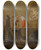 Triptych art skateboard deck of Nicolaus Knpfer The Parable Of The Laborers In The Vineyard by Nicolaus Knupfer (1603-1655)