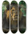 Triptych art skateboard deck of Wilhelm Kuhnert Resting Lion by Wilhelm Kuhnert (1865-1926)