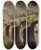Triptych art skateboard deck of Frank Myers Boggs La Dmolition De Lancien Pont De La Tournelle_1 by Frank Myers Boggs (1855-1926)