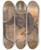 Triptych art skateboard deck of Witold Pruszkowski Dragon by Witold Pruszkowski (1846-1896)