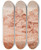 Triptych art skateboard deck of Jeanantoine Watteau Fortified Village With A Castle Keep And A Church by Jean-Antoine Watteau (1684-1721)