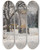 Triptych art skateboard deck of Sergei Arsenevich Vinogradov Entrance To An Estate In Winter by Sergei Arsenevich Vinogradov (1869-1938)