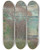 Triptych art skateboard deck of Julian Alden Weir The Beach Nassau by Julian Alden Weir (1852-1919)