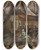 Triptych art skateboard deck of Jan Steen The Life Of Man by Jan Steen (1626-1679)