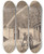 Triptych art skateboard deck of Christoffer Wilhelm Eckersberg En Dobbelt Regnbue Illustration Til Linearperspectiven Tavle V by Christoffer Wilhelm Eckersberg (1783-1853)