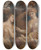 Triptych art skateboard deck of Follower Of Titian Allegory Of Venus And Cupid by Follower of Titian (1506-1576)