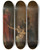 Triptych art skateboard deck of George Dawe Andromache Imploring Ulysses To Spare The Life Of Her Son by George Dawe (1781-1829)