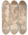 Triptych art skateboard deck of Thomas Rowlandson The Fortune Teller by Thomas Rowlandson (1756-1827)
