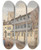 Triptych art skateboard deck of Rev James Bulwer One From A Volume Of Drawings And Prints_2 by Rev James Bulwer (1794-1879)