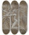 Triptych art skateboard deck of Walter Crane The Roll Of Fate England by Walter Crane (1845-1915)
