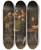 Triptych art skateboard deck of Franz Von Defregger Die Werbung by Franz Von Defregger (1835-1921)
