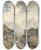 Triptych art skateboard deck of Jacob Maris Dutch Canal Rijswijk by Jacob Maris (1837-1899)