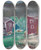 Triptych art skateboard deck of Halfdan Egedius Sketch Of The Farm Se In Telemark by Halfdan Egedius (1877-1899)