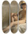 Triptych art skateboard deck of Isidore Pils Study For Mercury by Isidore Pils (1815-1875)