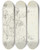 Triptych art skateboard deck of Friedrich Mosbrugger  Expulsion Of Hagar by Friedrich Mosbrugger (1804-1830)