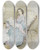 Triptych art skateboard deck of Josef Kriehuber Kaiserin Elisabeth Mit Ihren Kindern by Josef Kriehuber (1800-1876)