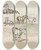 Triptych art skateboard deck of James Ward Studies Of Horses by James Ward (1769-1859)