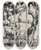 Triptych art skateboard deck of Henry Keller Pigs In Orchard by Henry Keller (1869-1949)