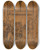 Triptych art skateboard deck of Adolph Tidemand Gustav Vasa Taler Til Dalalmuen I Mora Kirke by Adolph Tidemand (1814-1876)