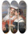 Triptych art skateboard deck of Cornelis Kruseman Of One Heart by Cornelis Kruseman (1797-1857)