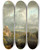 Triptych art skateboard deck of Nicolasantoine Taunay Landscape With An Aqueduct by Nicolas-Antoine Taunay (1755-1830)