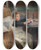 Triptych art skateboard deck of Helene Schjerfbeck The Convalescent_1 by Helene Schjerfbeck (1862-1946)