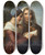 Triptych art skateboard deck of Jan Adam Kruseman The Love Letter by Jan Adam Kruseman (1804-1862)