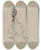 Triptych art skateboard deck of Flicien Rops Goose by Felicien Rops (1833-1898)