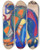 Triptych art skateboard deck of Adolf Hlzel Figrliche Komposition Der Verlorene Sohn by Adolf Holzel (1853-1934)