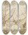 Triptych art skateboard deck of Moritz Von Schwind Erzengel Michaels Feder by Moritz Von Schwind (1804-1871)