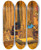 Triptych art skateboard deck of Douard Vuillard The Billiard Room At The Chateau At Clayes by douard Vuillard (1868-1940)