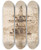 Triptych art skateboard deck of Edward Calvert A Brig At Anchor Trees Beyond by Edward Calvert (1799-1883)