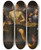 Triptych art skateboard deck of Gioacchino Assereto Phocion Refuses The Gifts Of Alexander The Great by Gioacchino Assereto (1600-1649)