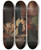 Triptych art skateboard deck of Michael Ancher By Grandmothers Sickbed by Michael Ancher (1849-1927)