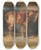 Triptych art skateboard deck of Eugne Delacroix Study Of Ahorse1 by Eugene Delacroix (1798-1863)