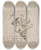 Triptych art skateboard deck of Pietro Testa Studie Til To Legende Putti Blade Og En Draperet Figur Med En Urne by Pietro Testa (1612-1650)