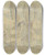 Triptych art skateboard deck of Wilhelm Altheim Washerwomen by Wilhelm Altheim (1871-1914)