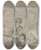 Triptych art skateboard deck of Pieter Wouwerman Zwei Knaben Bei Einem Hunde Der In Der Mitte Liegt by Pieter Wouwerman (1623-1682)
