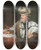 Triptych art skateboard deck of Aert De Gelder King David by Aert de Gelder (1645-1727)