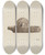 Triptych art skateboard deck of Pearl Davis Coffee Grinder by Pearl Davis